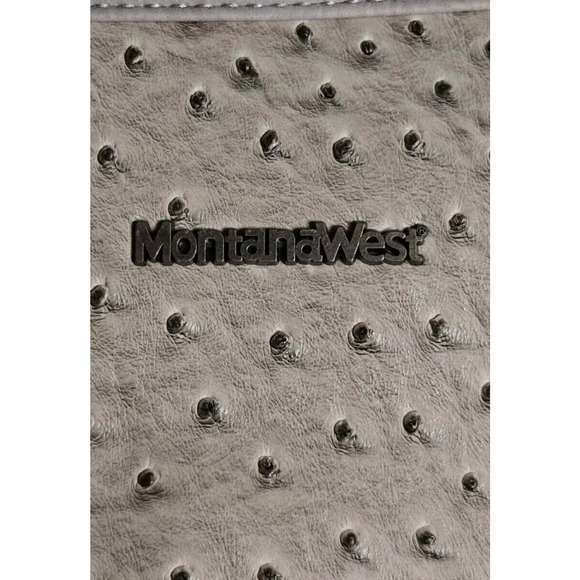 MONTANA WEST SELECT Concealed Carry Ostrich Print Tote Handbag Purse EUC - Picture 5 of 6